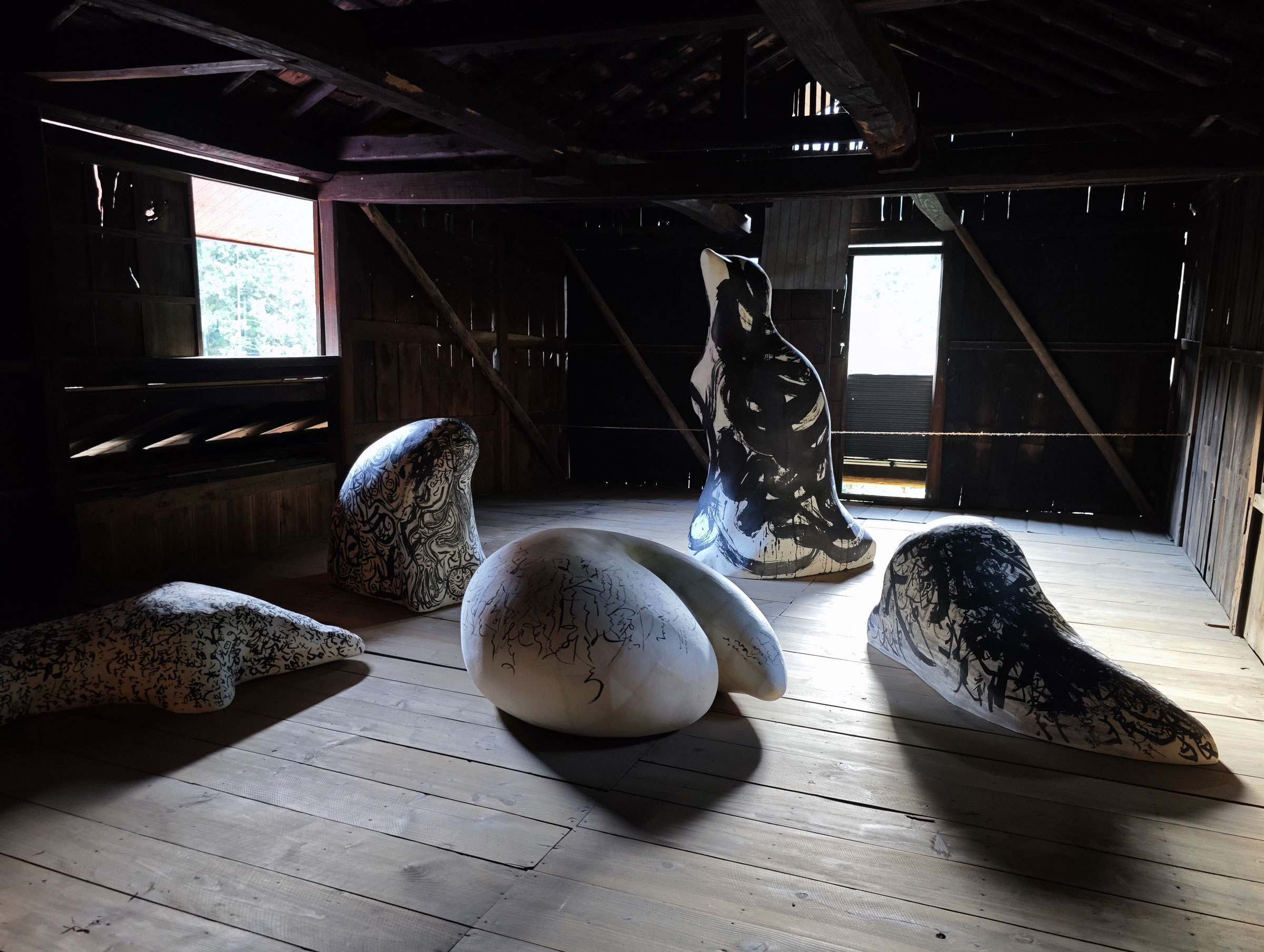 展示プロジェクト：狛おおかみから着想を得た作品